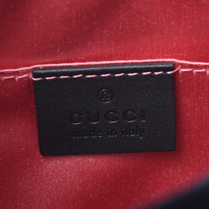 Gucci Velvet Matelasse Small GG Marmont Chain Shoulder Bag Black 6 of 11