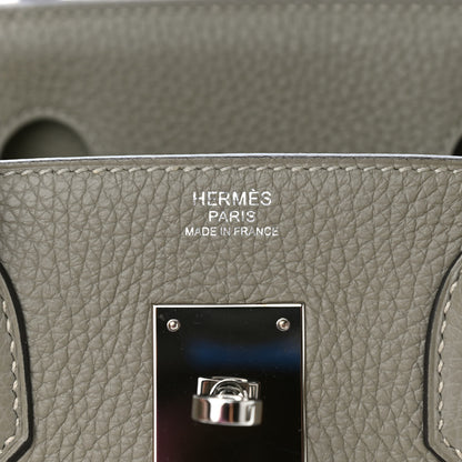 Hermes Taurillon Clemence Birkin 30 Sauge 6 of 10