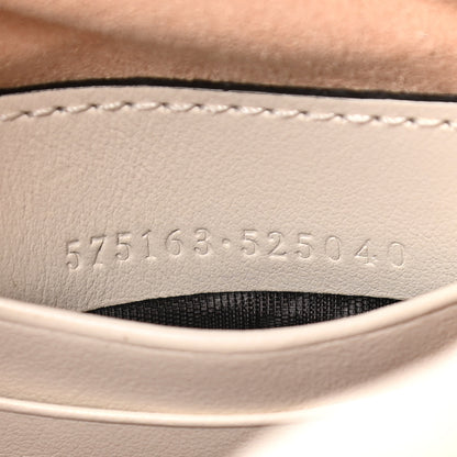 Gucci Calfskin Matelasse Mini GG Marmont 2.0 Bucket Bag White 12 of 21