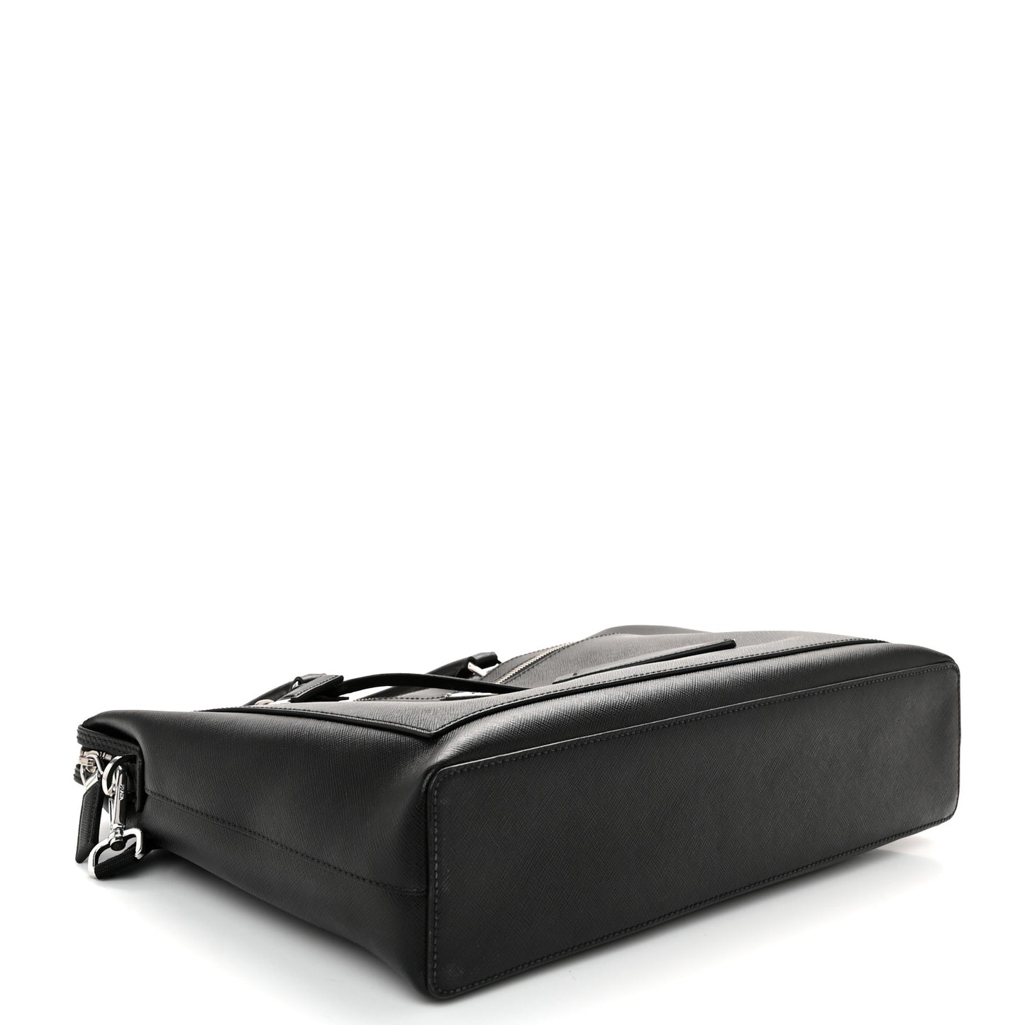 Saffiano Travel Briefcase Black