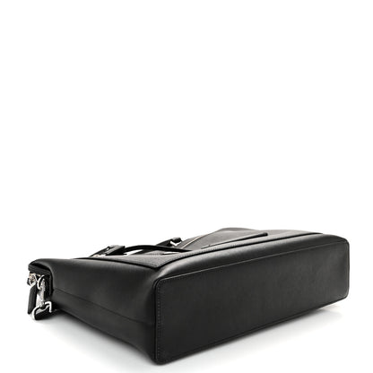 Prada Saffiano Travel Briefcase Black 4 of 11