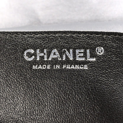Chanel Metallic Lambskin Quilted Maxi Single Flap Grey 6 of 10