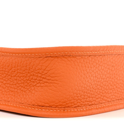 Hermes Taurillon Clemence Evelyne TPM Orange 9 of 11