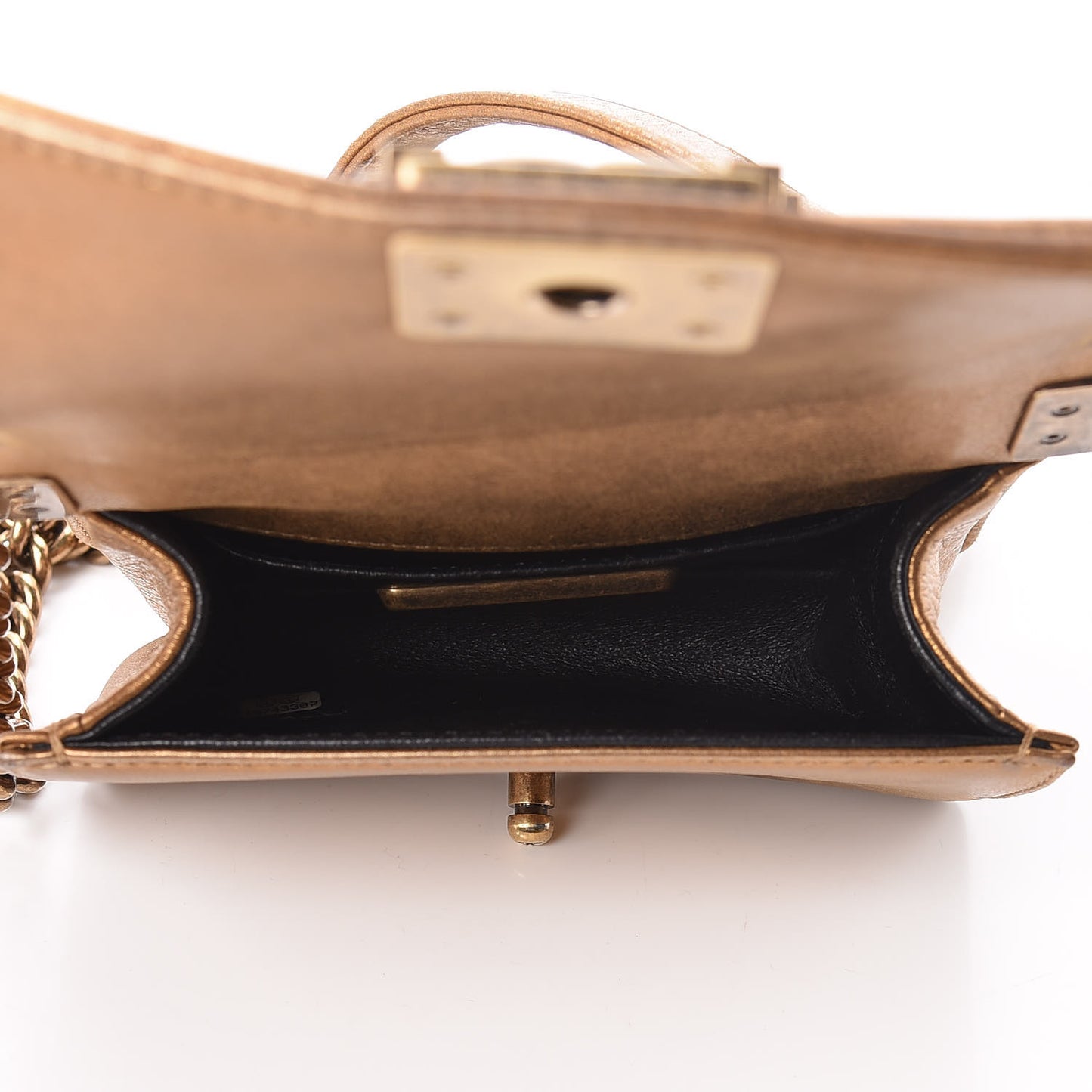 Galuchat Stingray Mini Boy Flap Gold