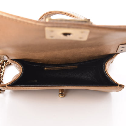 Chanel Galuchat Stingray Mini Boy Flap Gold 5 of 10