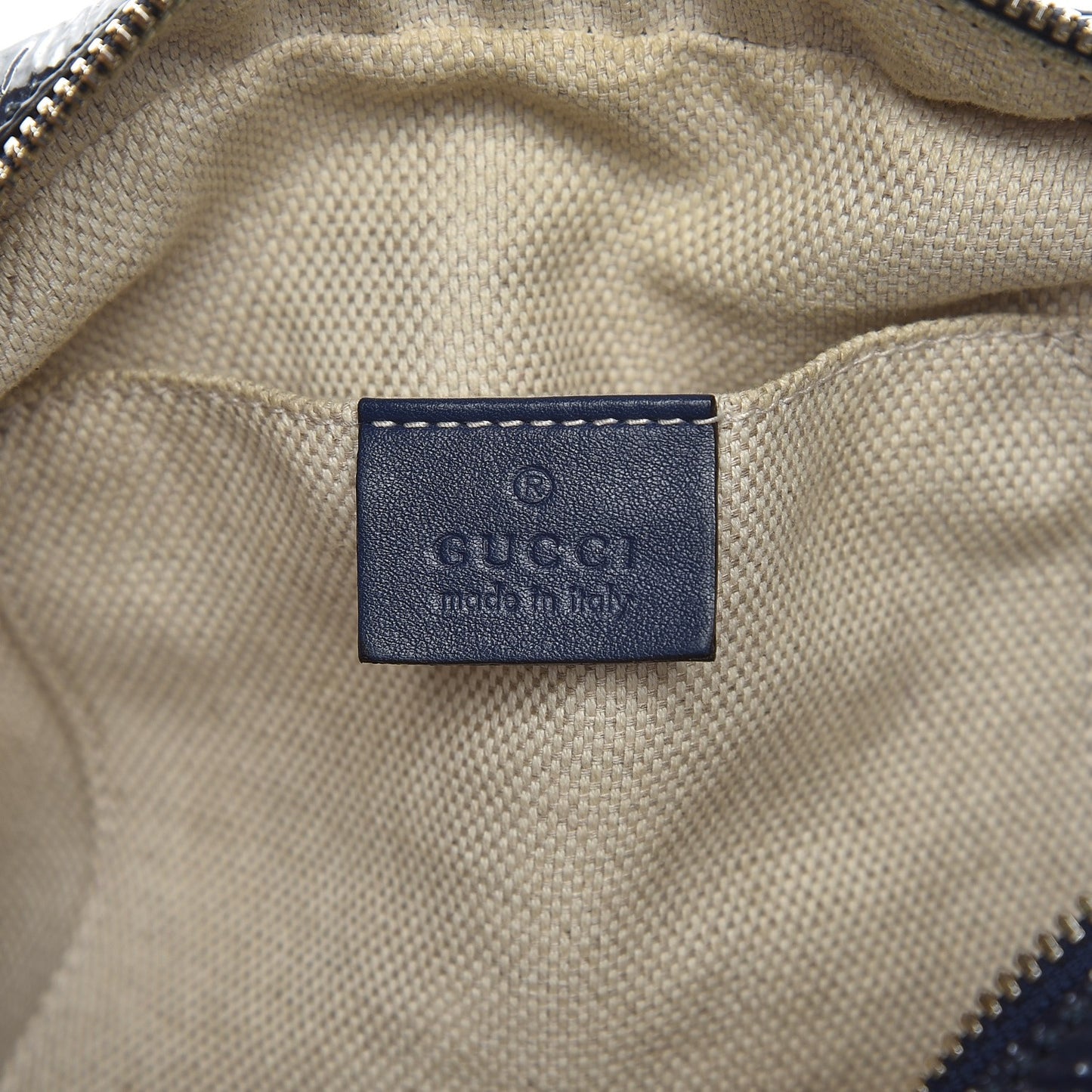 Vernice Naplack Small Soho Disco Bag Uniform Blue
