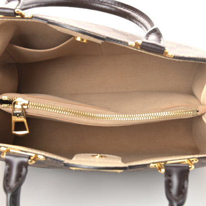 Louis Vuitton Damier Ebene Cuir Taurillon Brittany Creme 5 of 12