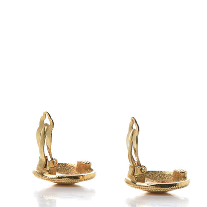 Chanel Studded Earrings Gold 3 of 4