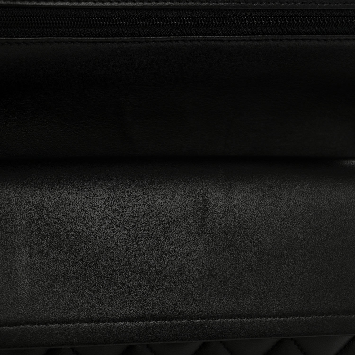Chanel Lambskin Quilted Medium Double Flap Black 11 of 15
