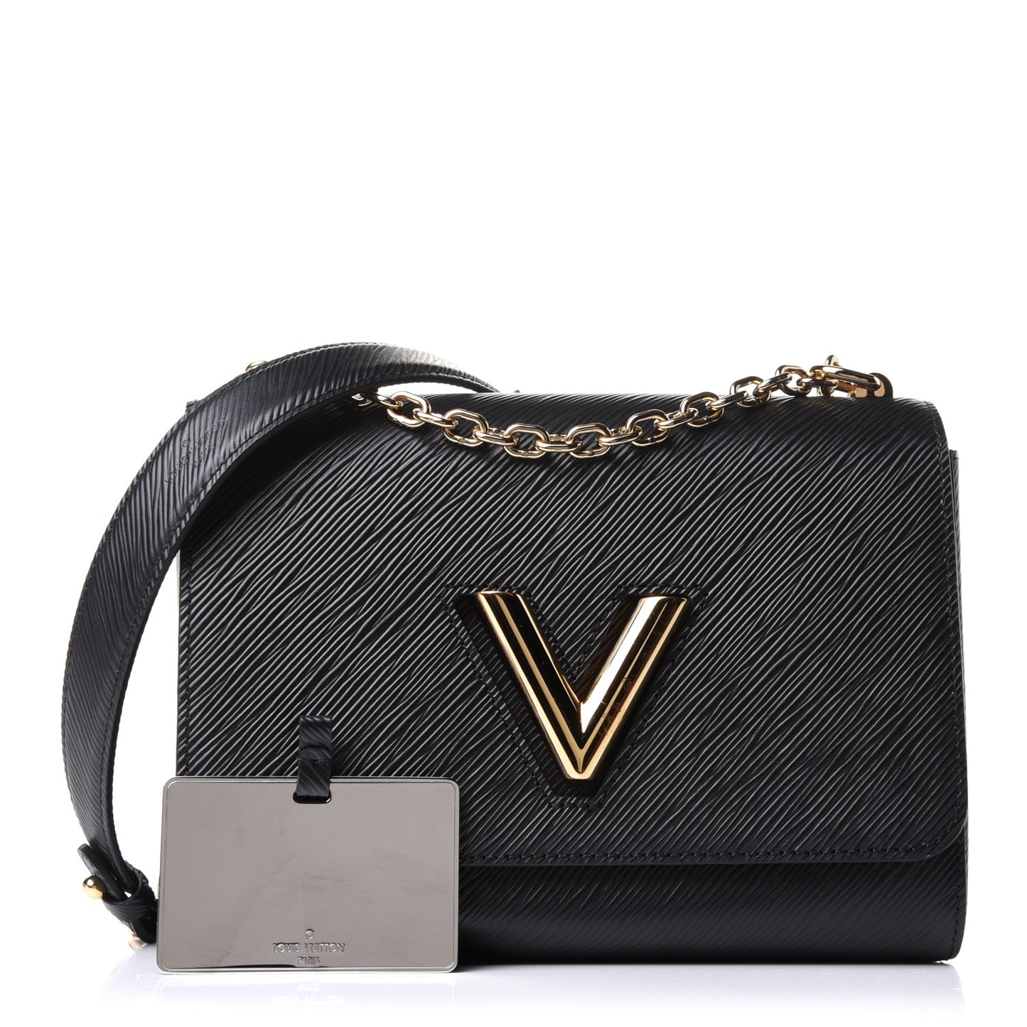 Epi Twist Shoulder Bag MM Black