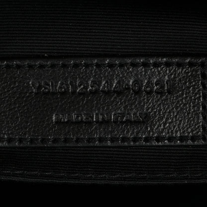 Saint Laurent Calfskin Matelasse Monogram Lou Camera Bag Storm 7 of 11