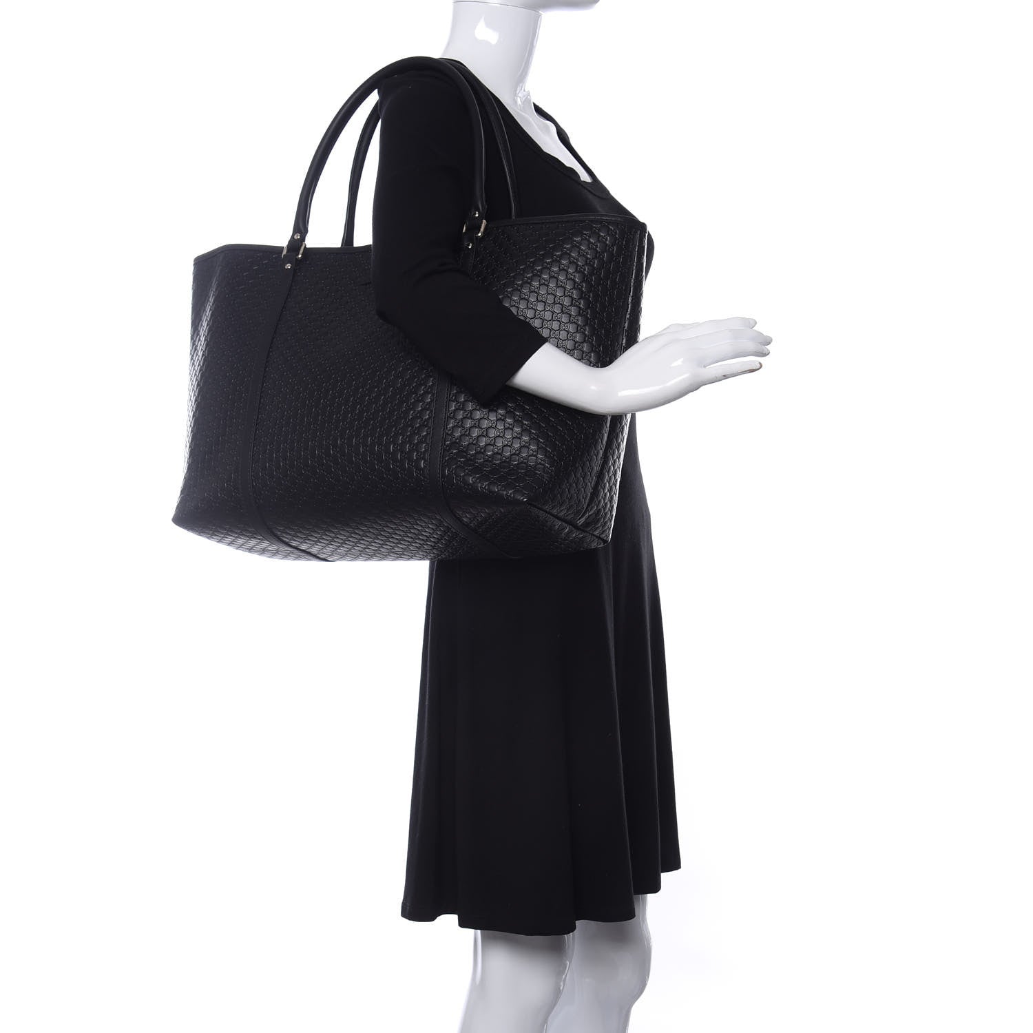 Gucci Microguccissima Large Joy Tote Black 2 of 10