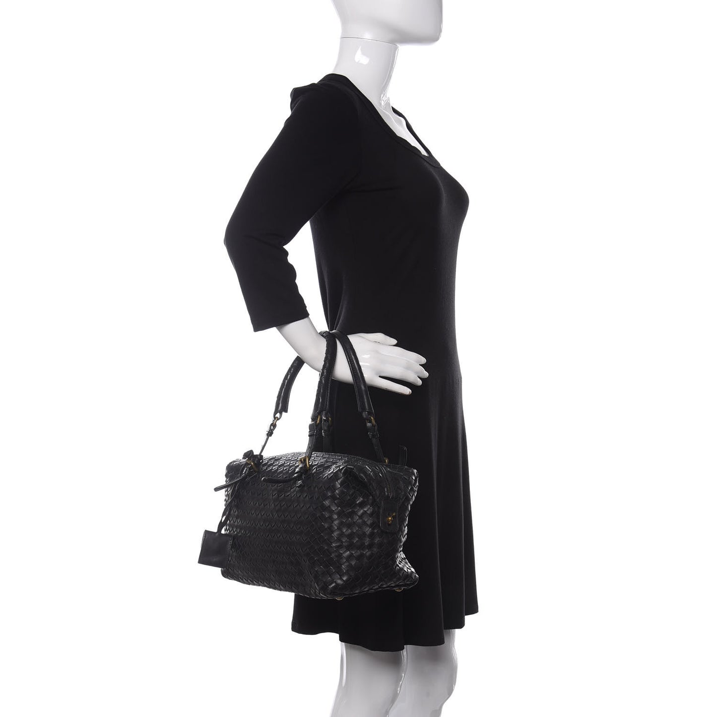 Nappa Intrecciato Boston Black