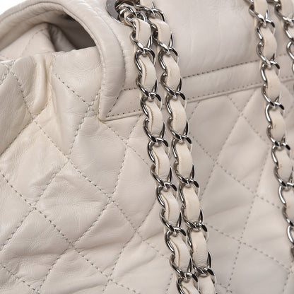 Chanel Lambskin Quilted Beijing Backpack Bag White 9 of 12