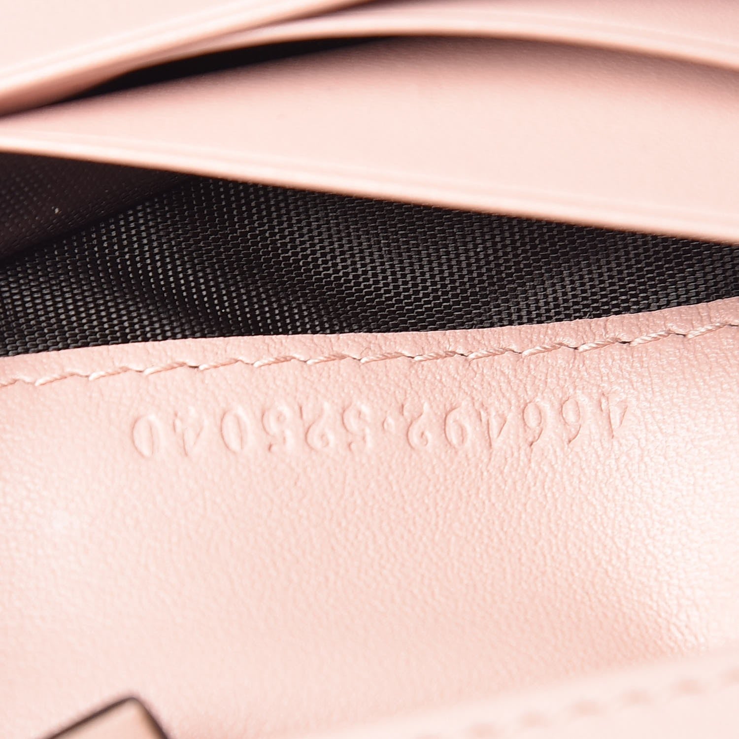 Gucci Calfskin Matelasse GG Marmont Card Case Wallet Perfect Pink 7 of 16
