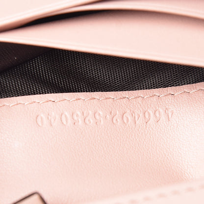 Gucci Calfskin Matelasse GG Marmont Card Case Wallet Perfect Pink 7 of 16