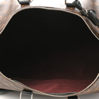Louis Vuitton Monogram Macassar Keepall Bandouliere 45 5 of 13