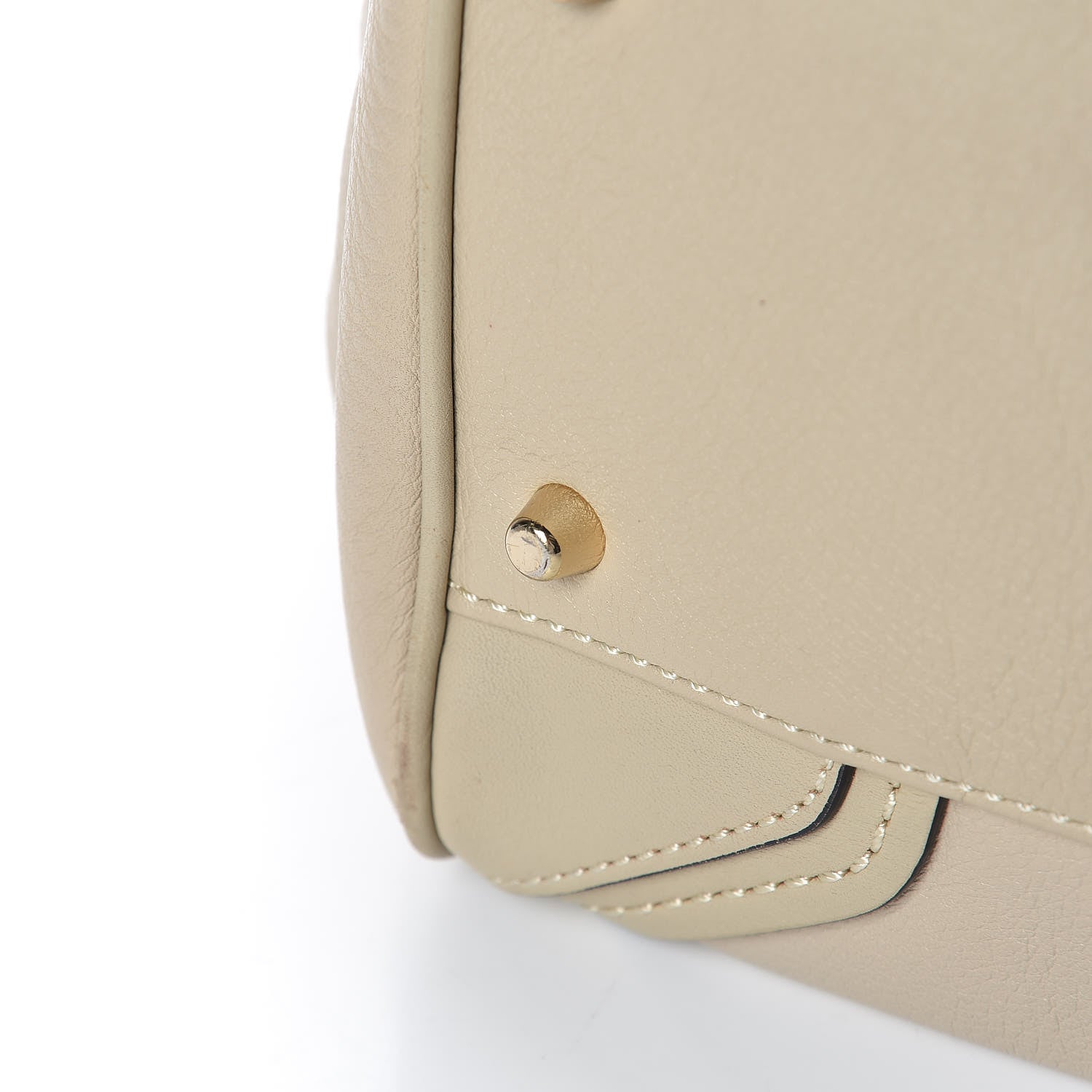 Burberry Grainy Calfskin Small Canterbury Tote Beige 14 of 18