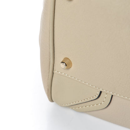 Burberry Grainy Calfskin Small Canterbury Tote Beige 14 of 18