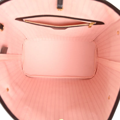Louis Vuitton Damier Ebene Neo Neverfull MM Rose Ballerine 5 of 12