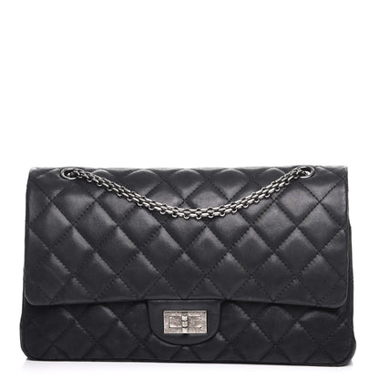 Chanel Iridescent Calfskin Quilted 2.55 Reissue 227 Flap Black 1 of 12