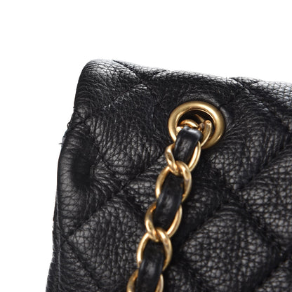 Chanel Calfskin Quilted XXL Travel Flap Bag Black 8 of 8