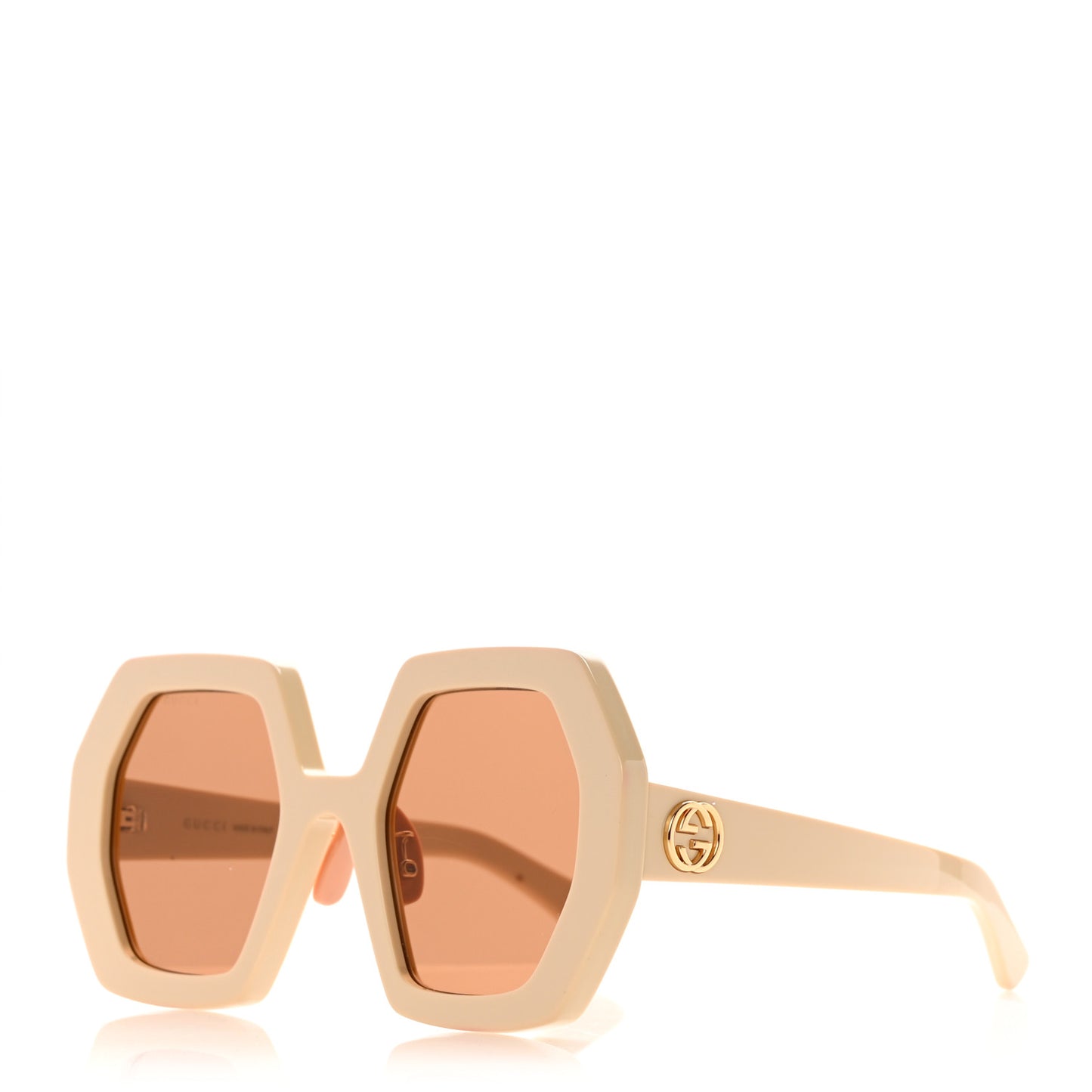 Acetate Square Sunglasses GG0772S White