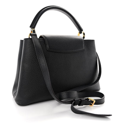 Louis Vuitton Taurillon Capucines PM Black 3 of 10