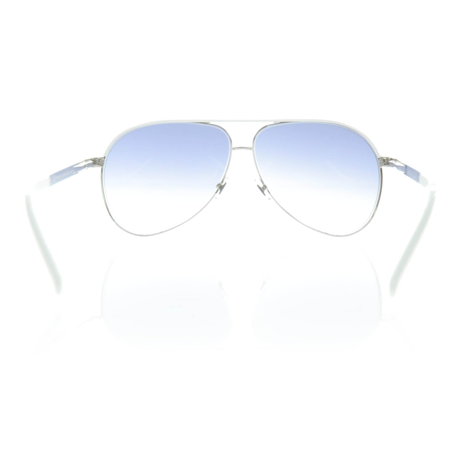 Gucci Aviator Sunglasses 1827S White Silver 3 of 8