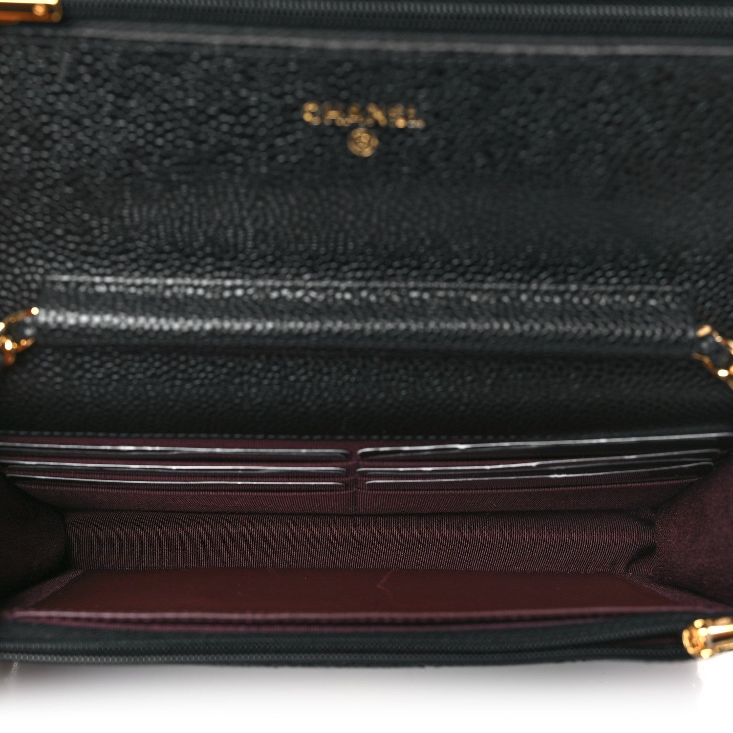 Chanel Caviar Quilted Wallet on Chain WOC Black 5 of 11