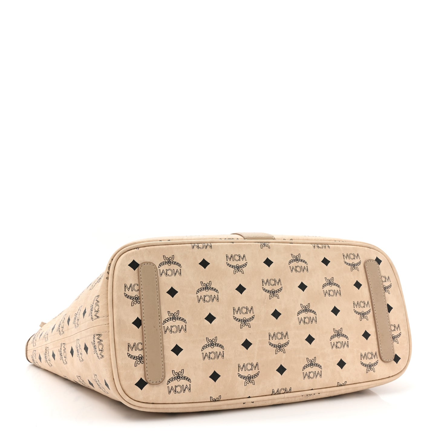 Visetos Medium Liz Reversible Shopper Tote Beige