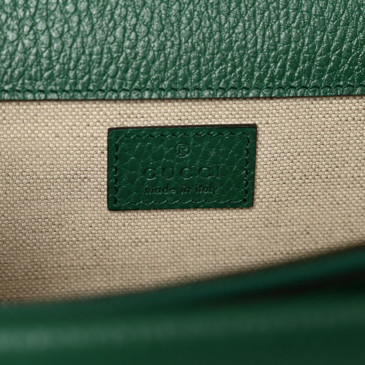 Pebbled Calfskin Small Dionysus Shoulder Bag Emerald
