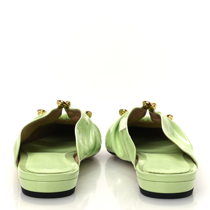 Bottega Veneta Patent Bunnie Flats 38 Fennel 6 of 12