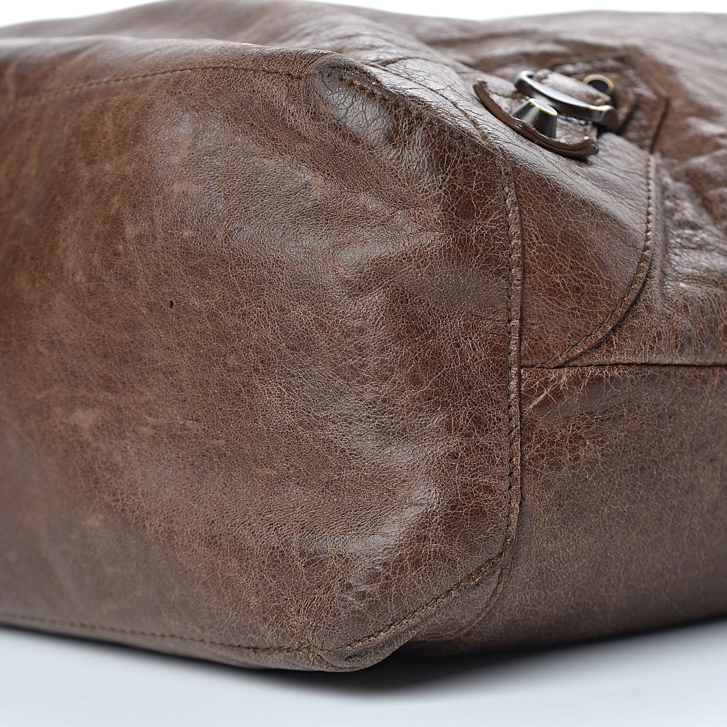 Agneau Classic Hardware Day Hobo Sienna