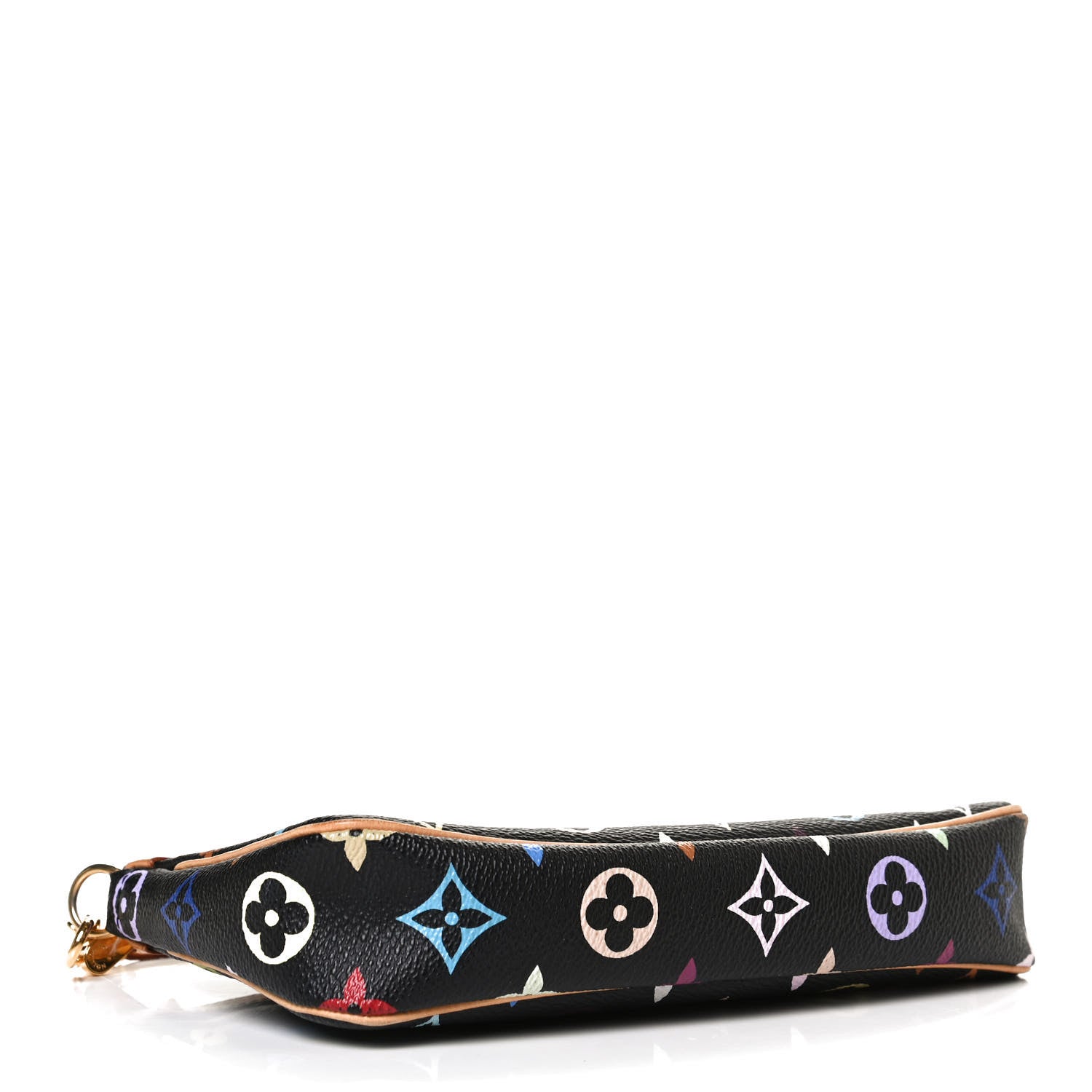 Louis Vuitton Monogram Multicolor Pochette Accessories Black 4 of 11