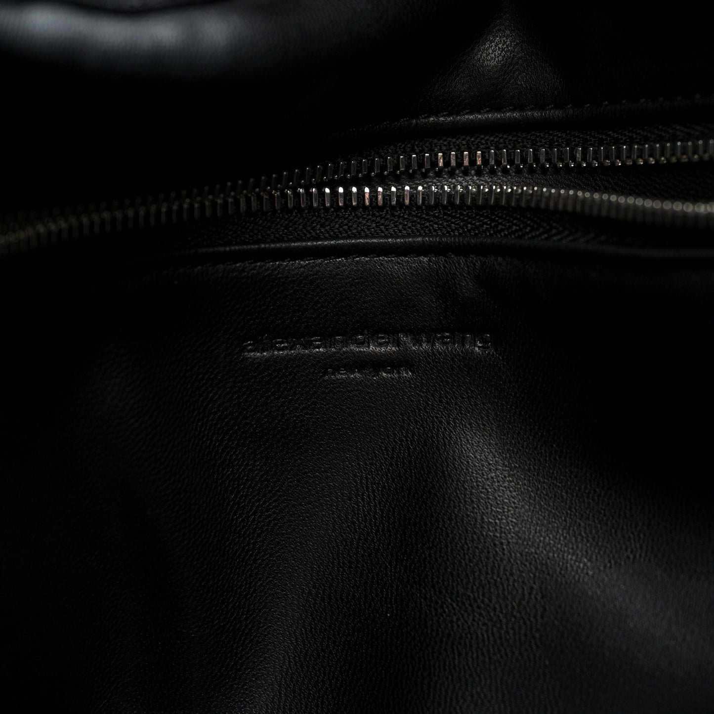 Crackle Patent Calfskin Medium Dome Slouchy Hobo Black