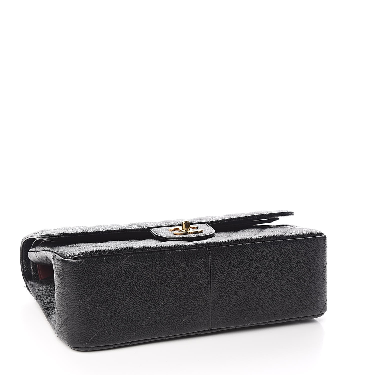 Chanel Caviar Quilted Jumbo Double Flap Black 4 of 11