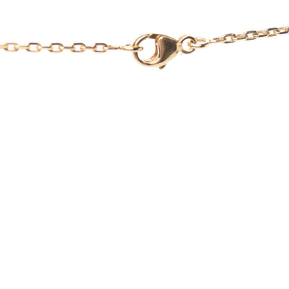 Hermes Lacquered Gold Pop H Pendant Necklace Bleu Royal 4 of 5