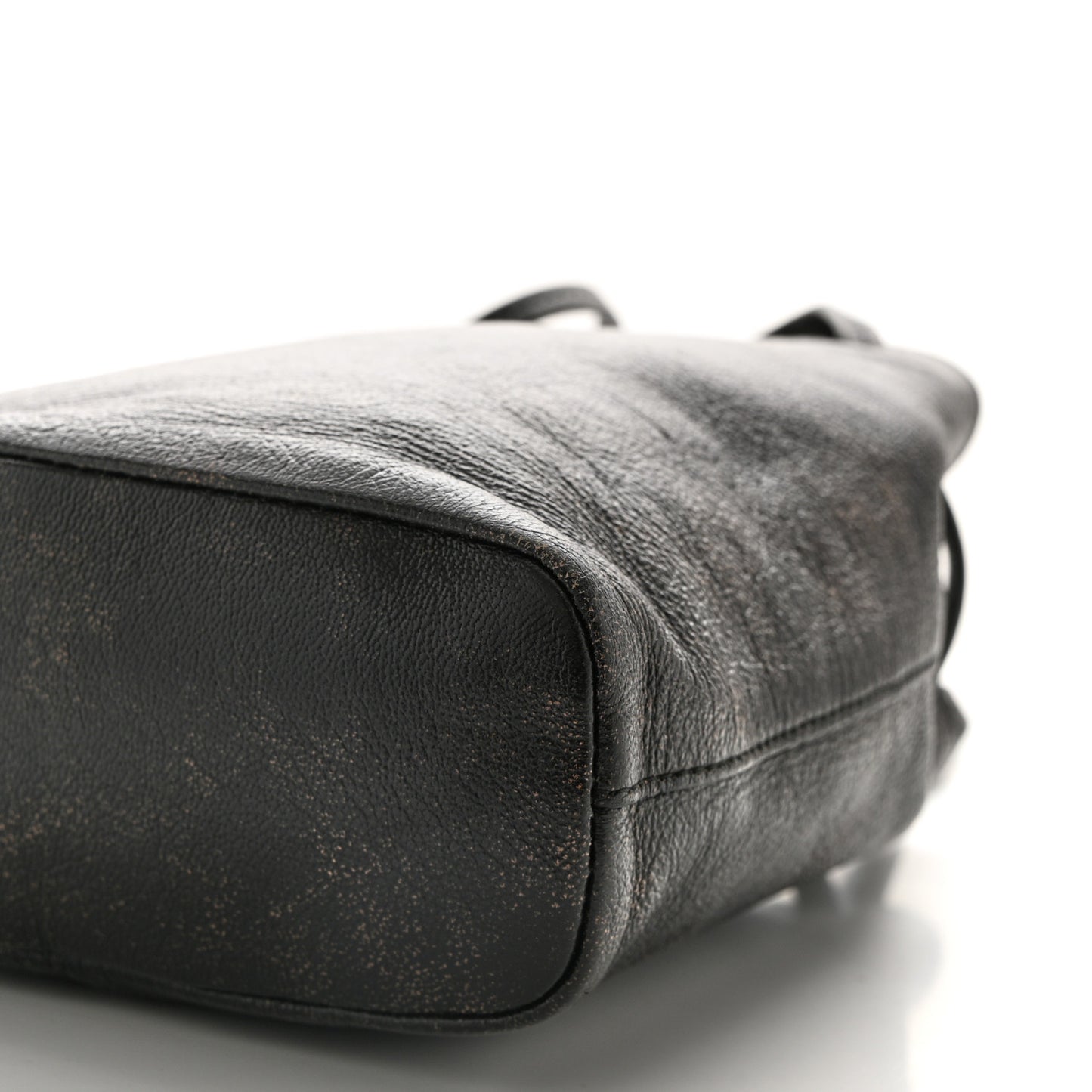 Distressed Nappa Pouch Coffee