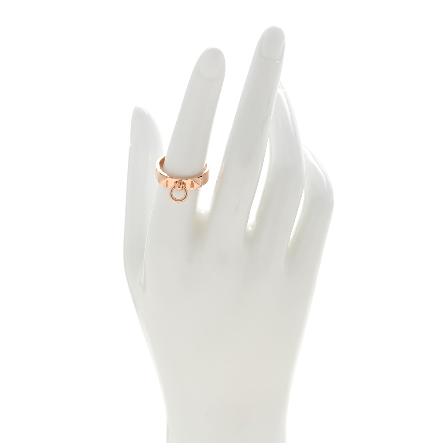 18K Rose Gold PM Collier De Chien Ring 54 6.75