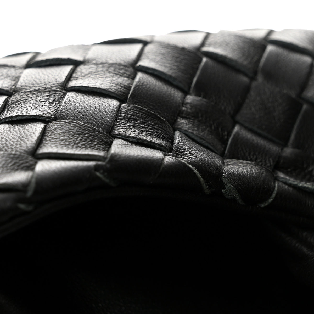 Bottega Veneta Nappa Intrecciato Medium Campana Shoulder Bag Black 14 of 14