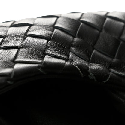 Bottega Veneta Nappa Intrecciato Medium Campana Shoulder Bag Black 14 of 14