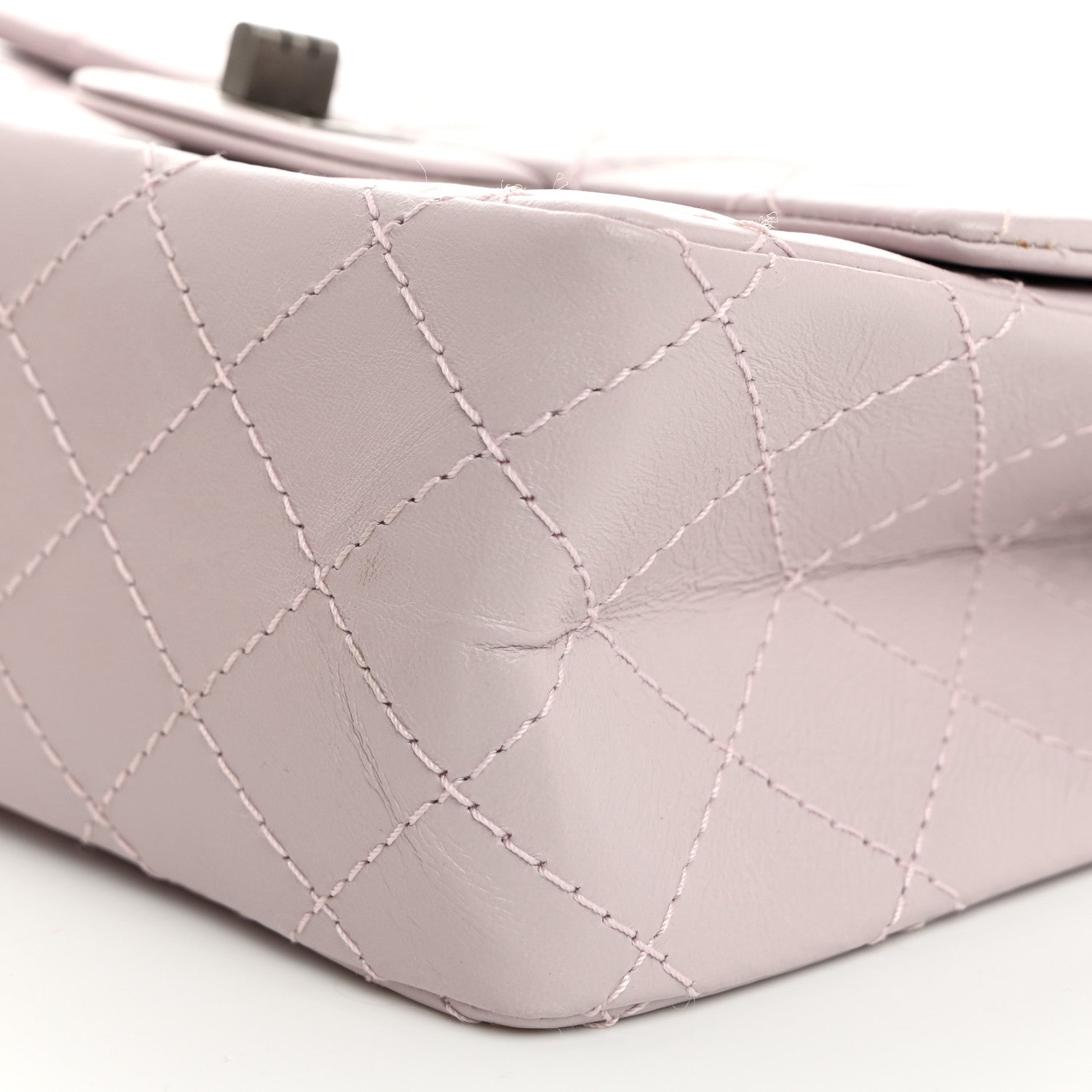 Chanel Aged Calfskin Quilted 2.55 Reissue Mini Flap Lilac 10 of 10