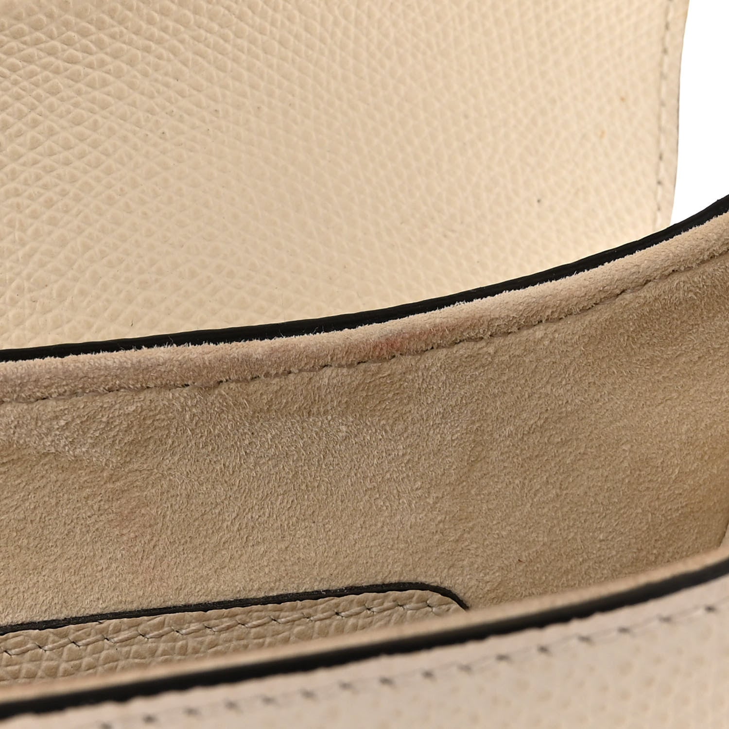 Christian Dior Grained Calfskin Saddle Bag White 13 of 18