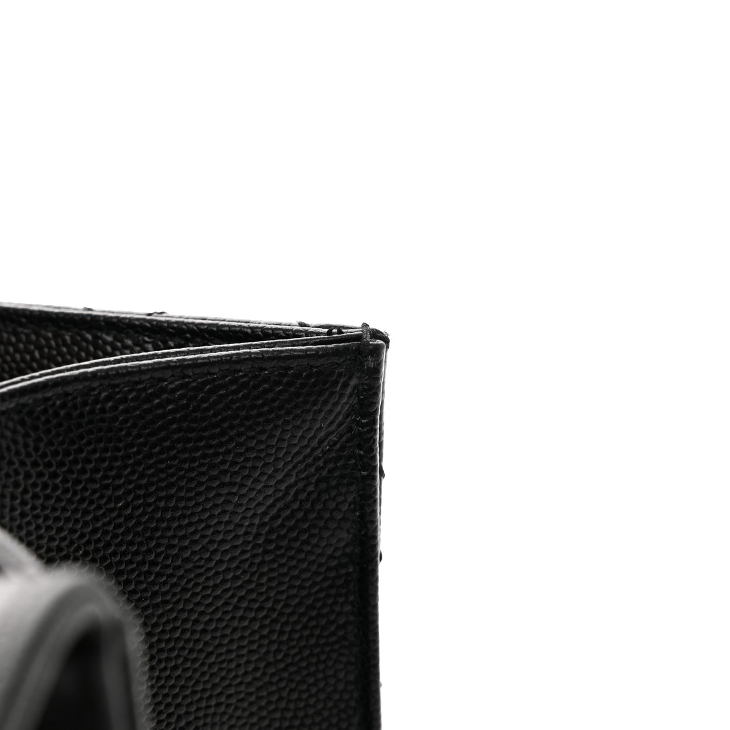 Grain De Poudre Textured Mixed Matelasse Triquilt Medium Monogram Monochrome Satchel Black