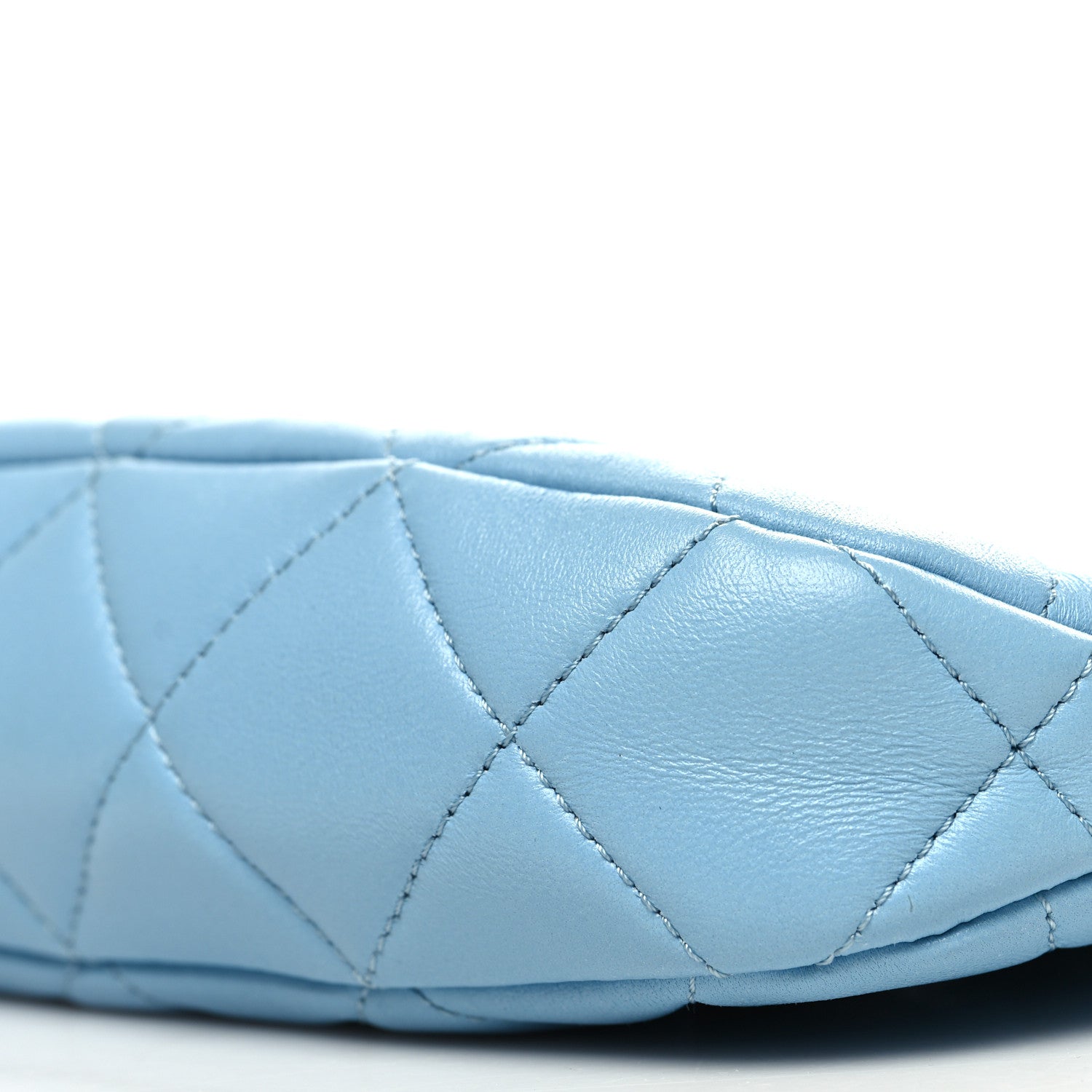 Chanel Lambskin Quilted CC Chain Hobo Blue 10 of 12