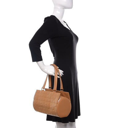 Chanel Lambskin Chocolate Bar Quilted Bag Beige 2 of 12
