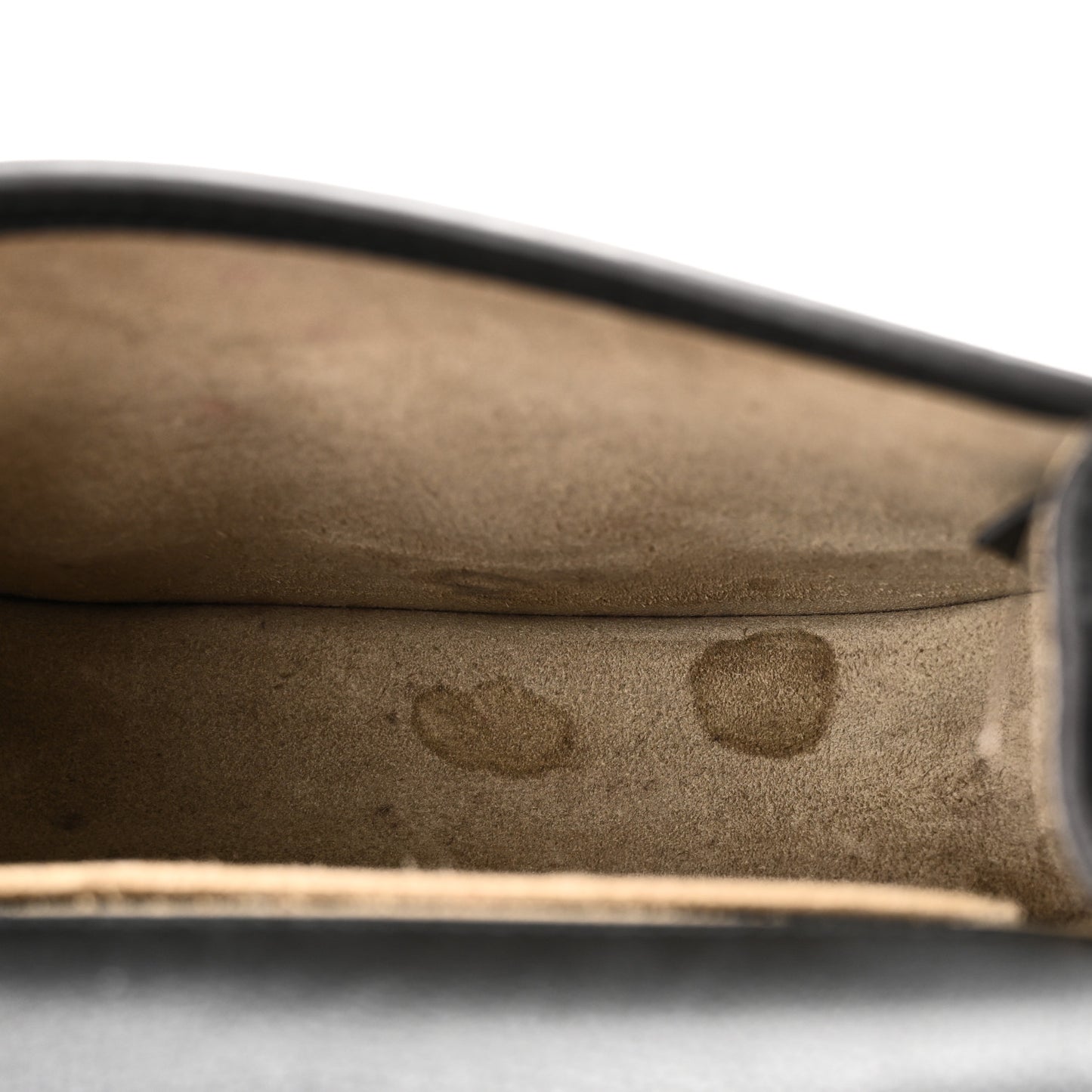 Calfskin Suede Small Nile Bracelet Bag Black