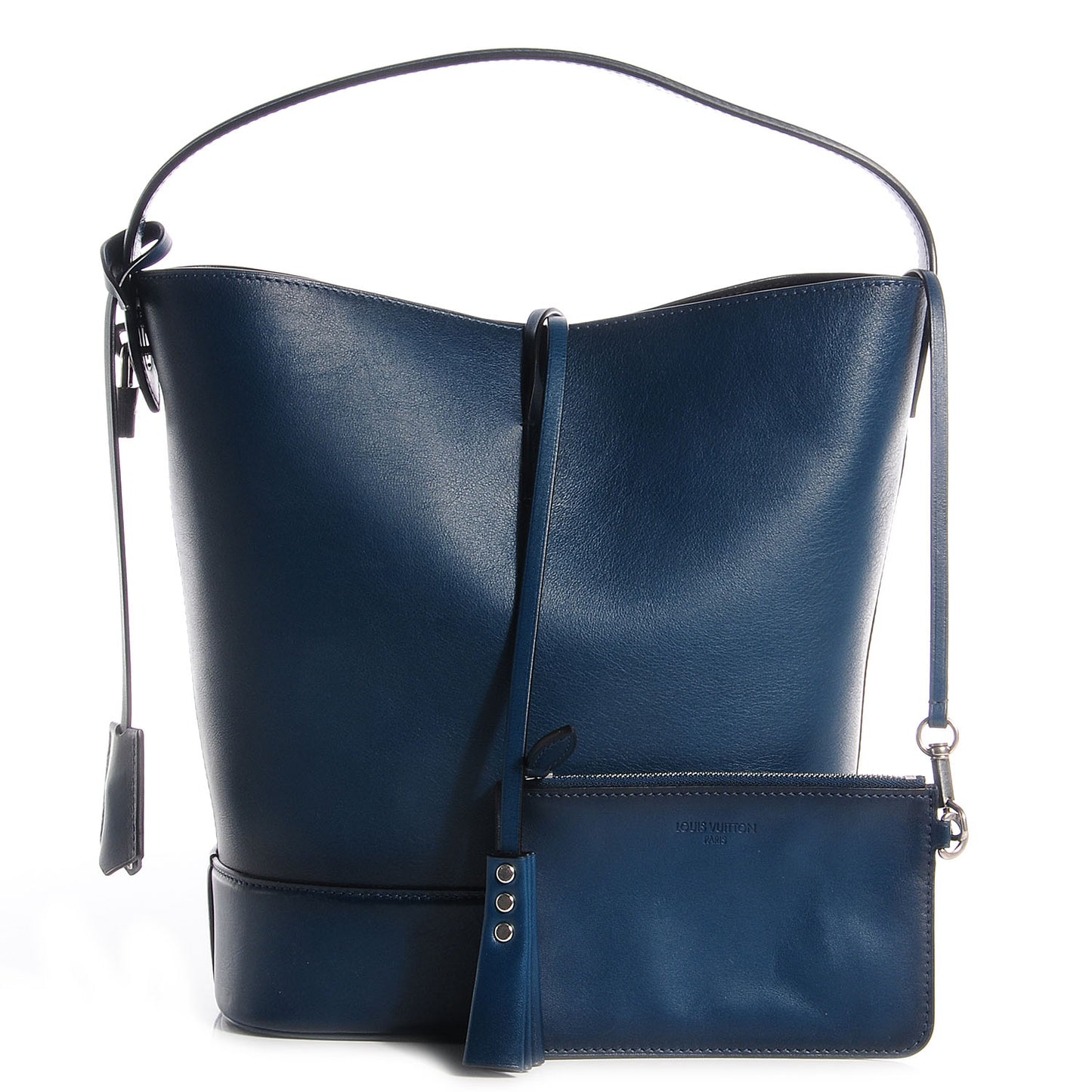 Smooth Calfskin NN14 Cuir Nuance GM Blue