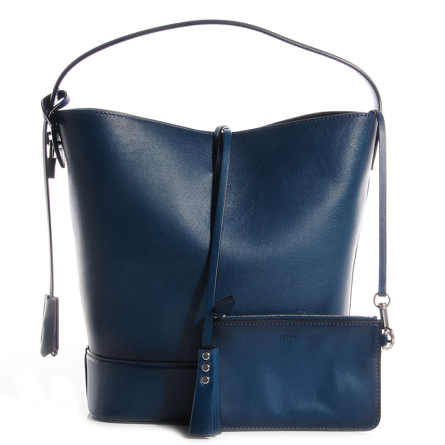 Louis Vuitton Smooth Calfskin NN14 Cuir Nuance GM Blue 3 of 10
